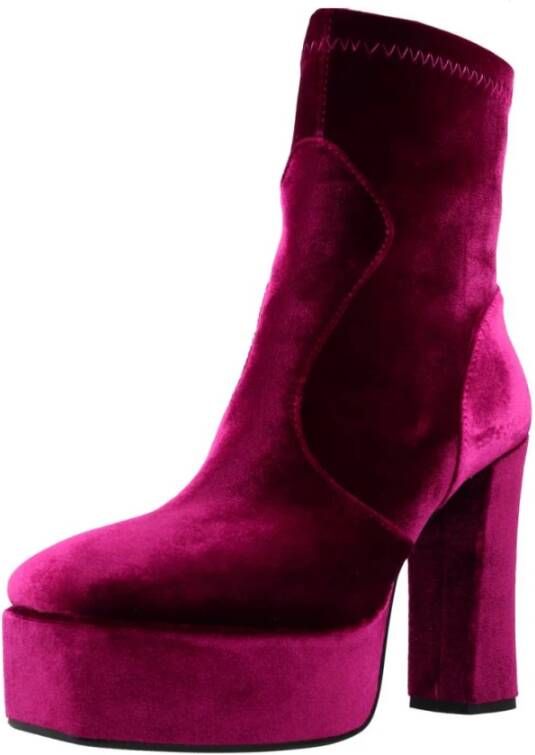 Noa Harmon Heeled Boots Pink Dames