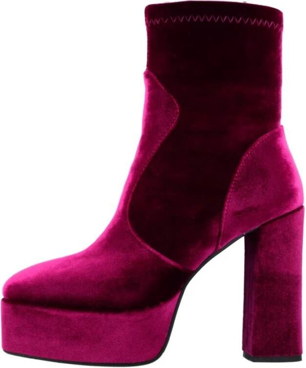 Noa Harmon Heeled Boots Pink Dames