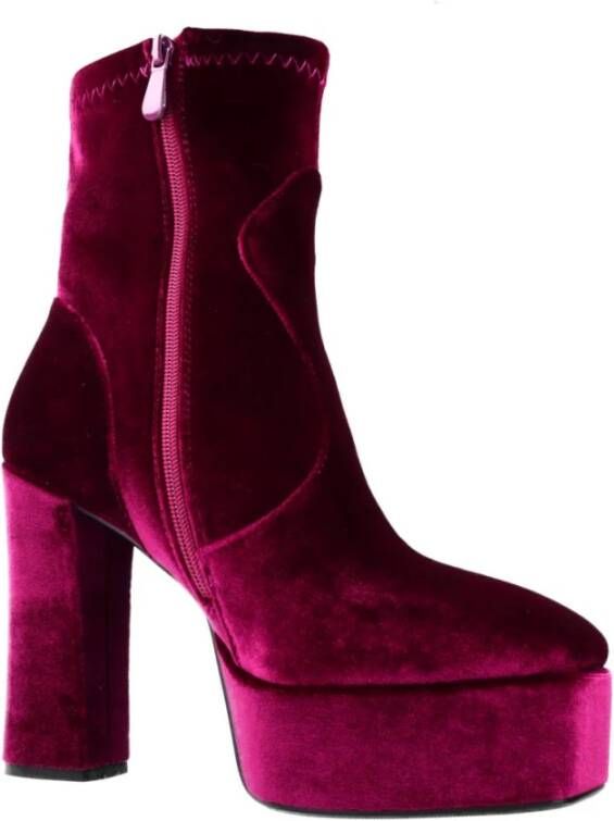 Noa Harmon Heeled Boots Pink Dames