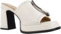 Noa Harmon Heeled Mules Beige Dames - Thumbnail 7