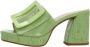 Noa Harmon Heeled Mules Green Dames - Thumbnail 4