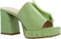 Noa Harmon Heeled Mules Green Dames - Thumbnail 6