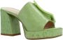 Noa Harmon Heeled Mules Green Dames - Thumbnail 5