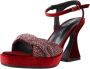 Noa Harmon High Heel Sandals Red Dames - Thumbnail 2