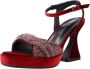 Noa Harmon High Heel Sandals Red Dames - Thumbnail 4