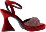 Noa Harmon High Heel Sandals Red Dames - Thumbnail 4