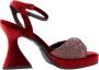 Noa Harmon High Heel Sandals Red Dames - Thumbnail 6