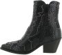 Noa Harmon 008867 Enkellaarsjes Enkelboots met rits Dames Zwart - Thumbnail 4