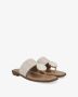 Noa Harmon Kleurrijke Raffia Platte Sandaal Margot White Dames - Thumbnail 2