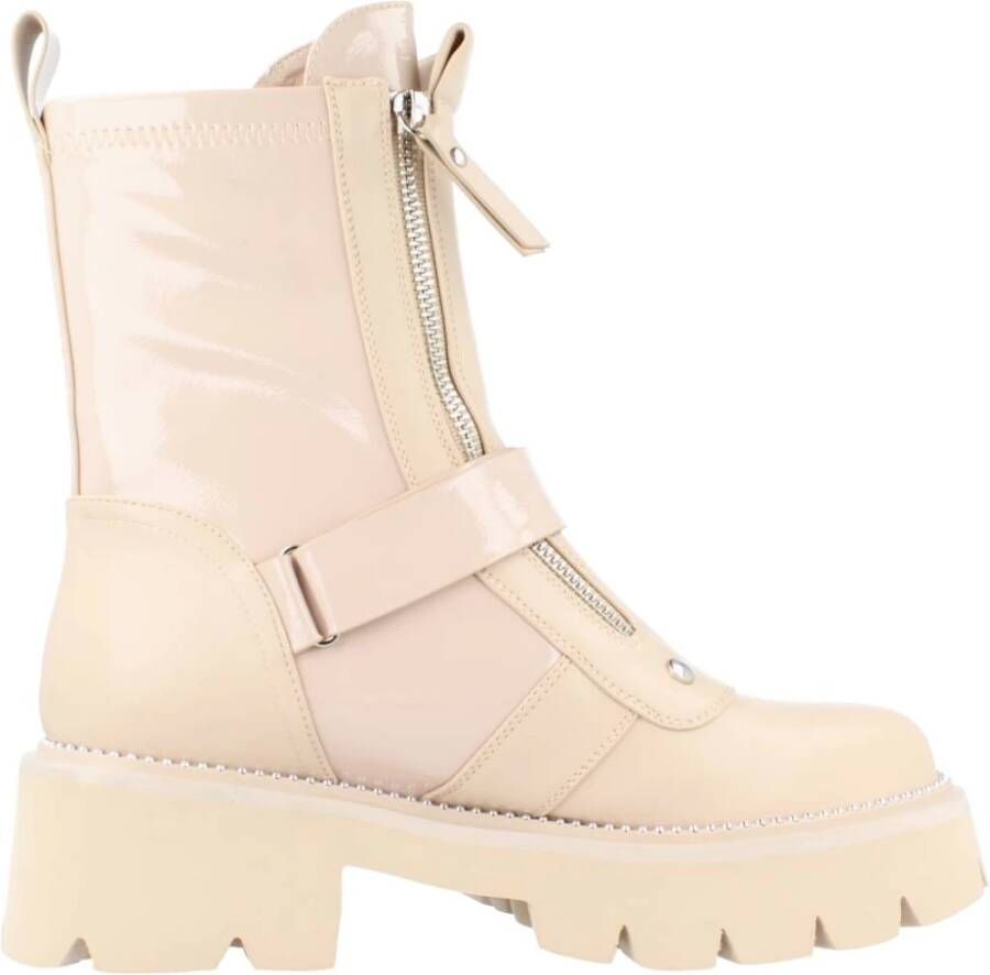 Noa Harmon Lace-up Boots Beige Dames