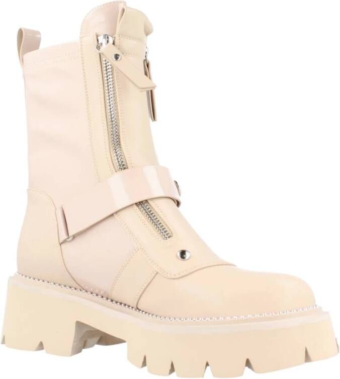 Noa Harmon Lace-up Boots Beige Dames