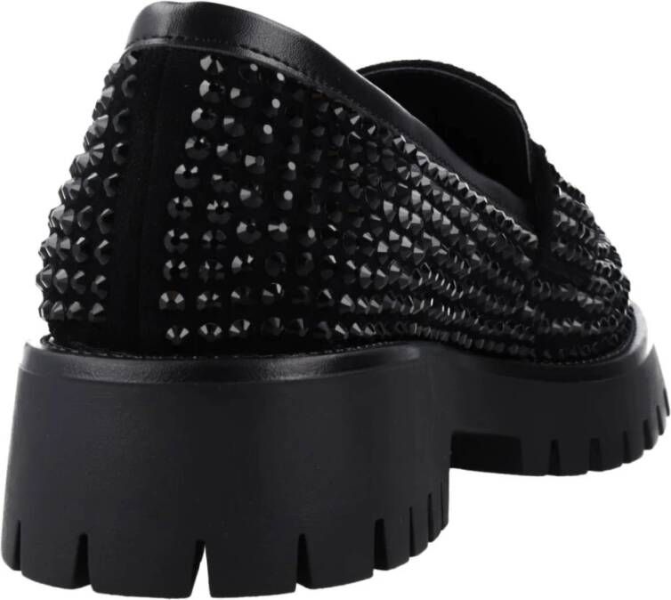 Noa Harmon Dikke zool loafers voor vrouwen Black Dames