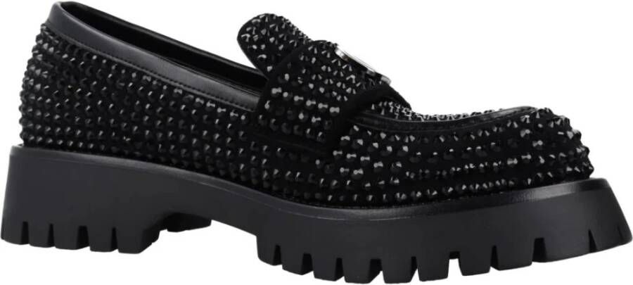 Noa Harmon Dikke zool loafers voor vrouwen Black Dames