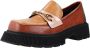 Noa Harmon Stijlvolle dikke zool loafers voor vrouwen Brown Dames - Thumbnail 2