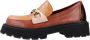 Noa Harmon Stijlvolle dikke zool loafers voor vrouwen Brown Dames - Thumbnail 4