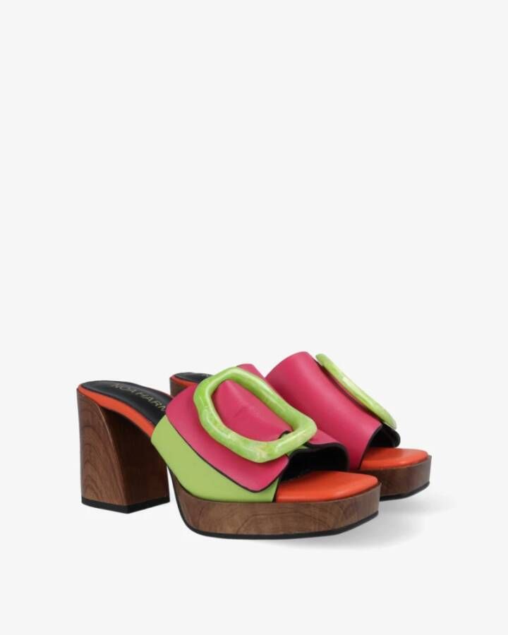Noa Harmon Multicolor Gesp Klomp Hak Multicolor Dames