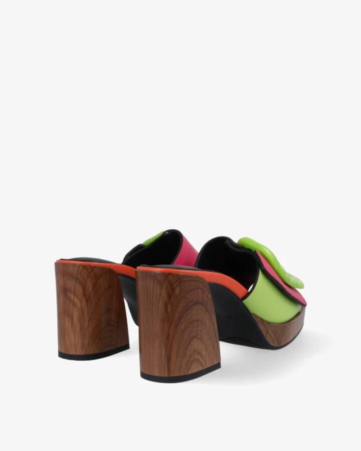 Noa Harmon Multicolor Gesp Klomp Hak Multicolor Dames