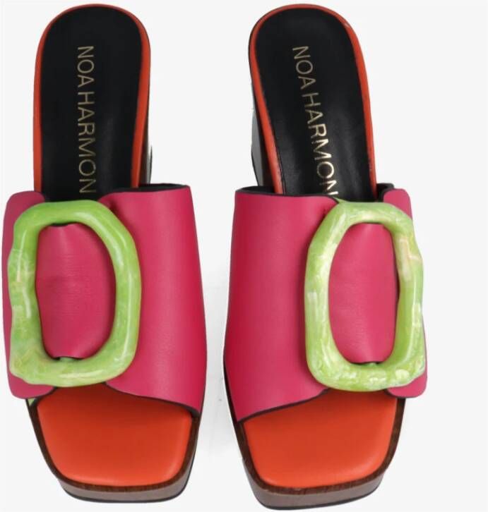 Noa Harmon Multicolor Gesp Klomp Hak Multicolor Dames