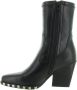 NOA HARMON Enkellaarsjes Dames 009095 Maat: 41 Materiaal: Leatherlook Kleur: Zwart - Thumbnail 8
