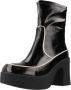 Noa Harmon Plateau Enkellaarzen Black Dames - Thumbnail 4
