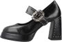 Noa Harmon Platform Pumps Black Dames - Thumbnail 4