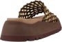 Noa Harmon Platte sandalen voor vrouwen Brown Dames - Thumbnail 6