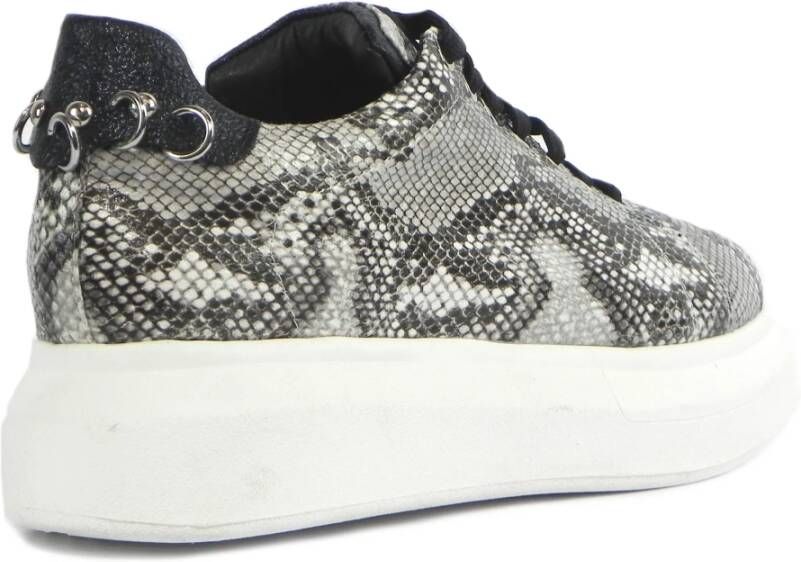 Noa Harmon Python Rock Sneakers Gray Dames