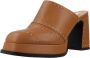 Noa Harmon Stijlvolle Heeled Mules voor Vrouwen Brown Dames - Thumbnail 2