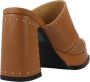 Noa Harmon Stijlvolle Heeled Mules voor Vrouwen Brown Dames - Thumbnail 3