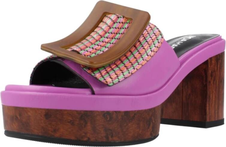 Noa Harmon Stijlvolle heeled mules voor vrouwen Multicolor Dames