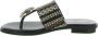 NOA HARMON Slippers Dames 9226 Maat: 39 Materiaal: Raffia Kleur: Zwart - Thumbnail 10