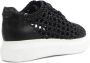 Noa Harmon Zwarte Geweven Sneakers Black Dames - Thumbnail 3