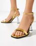 Nodaleto Gouden Metallic Hakken Sandalen Angel E - Thumbnail 2