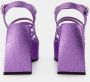 Nodaleto Bulla Chibi Sandals Purple Leather Paars Dames - Thumbnail 3