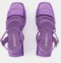 Nodaleto Bulla Chibi Sandals Purple Leather Paars Dames - Thumbnail 4