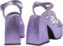 Nodaleto Bulla Chibi Sandals Purple Leather Paars Dames - Thumbnail 6