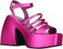 Nodaleto High Heel Sandals Roze Dames - Thumbnail 2