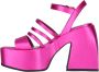 Nodaleto High Heel Sandals Roze Dames - Thumbnail 3