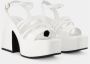 Nodaleto High Heel Sandals White Dames - Thumbnail 2