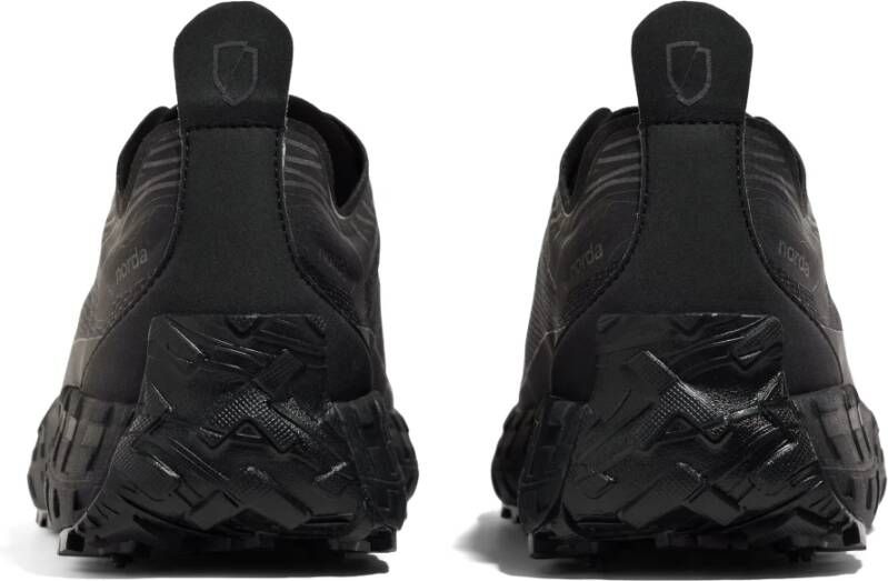 Norda Zwarte Platte Trail Hardloopschoenen Black Heren