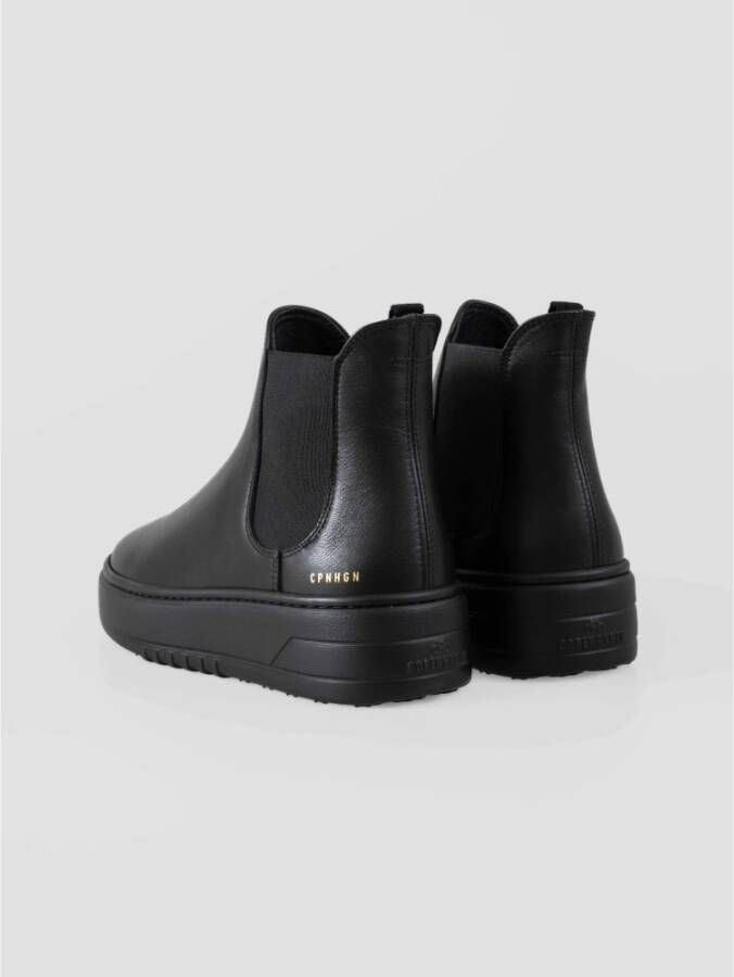 Normann Copenhagen Elegante Chelsea-laarzen met sportieve touch Black Dames