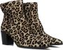 Notre-V At 156 Enkellaarsjes Enkelboots met rits Dames Beige - Thumbnail 9