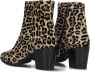 Notre-V At 156 Enkellaarsjes Enkelboots met rits Dames Beige - Thumbnail 10