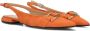 Notre-v Beige Slingbacks met puntige neus Orange Dames - Thumbnail 7