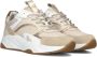 Notre-V Iva-06 Sneakers Leren Sneaker Dames Beige - Thumbnail 3