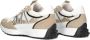 Notre-V Kronos-11 Sneakers Suède Dames Beige - Thumbnail 3