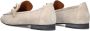 Notre-v Beige Suède Mocassins met Gouden Detail Beige Dames - Thumbnail 14