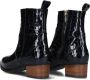 Notre-v Blauwe Enkellaarzen met Krokodillenpatroon Blue Dames - Thumbnail 11