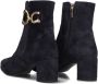 Notre-v Blauwe Suède Enkellaarzen Stijlvol Model Blue Dames - Thumbnail 12