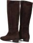 Notre-v Bruin Leren Hoge Laarzen Vrouwen Brown Dames - Thumbnail 11
